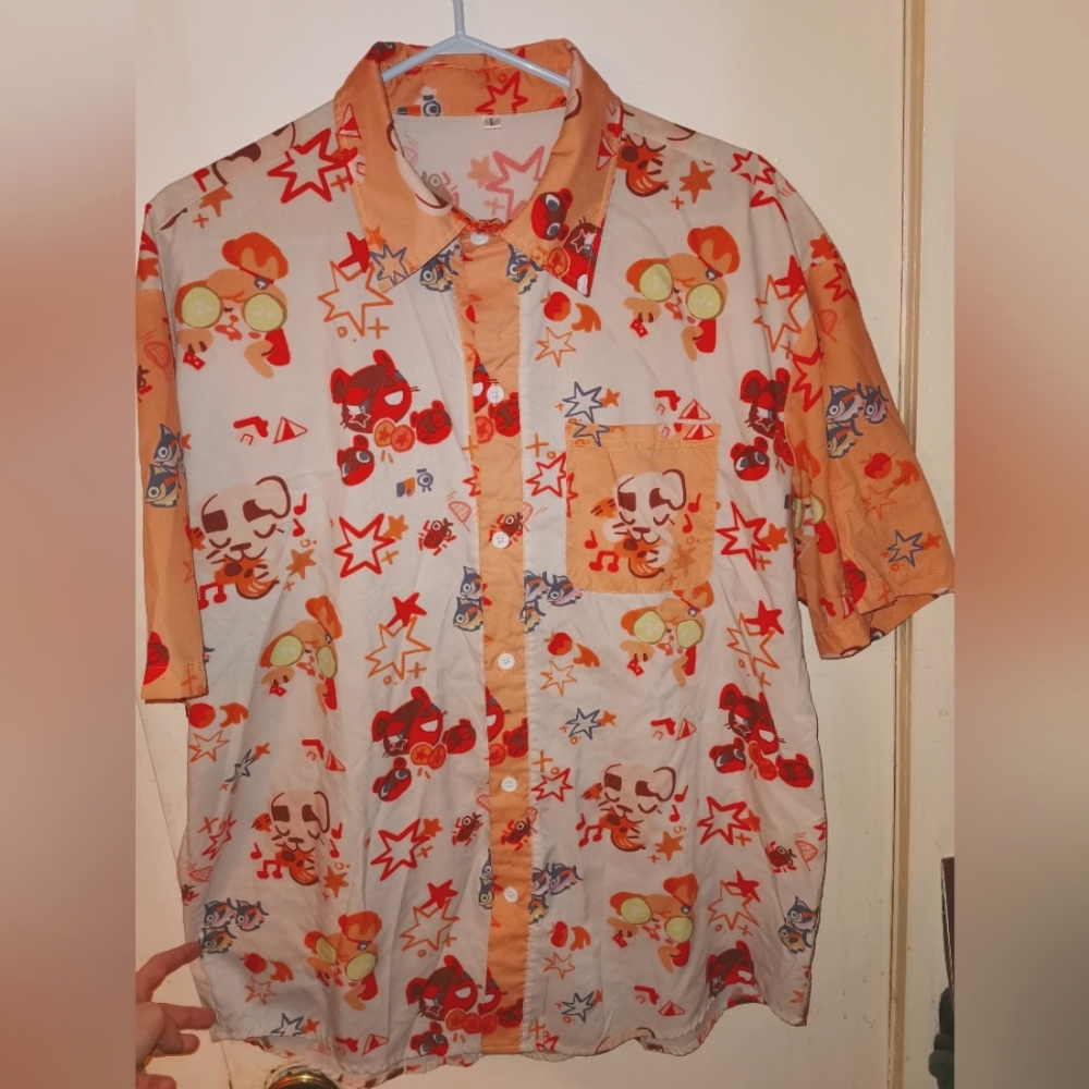 ACNH button up shirt